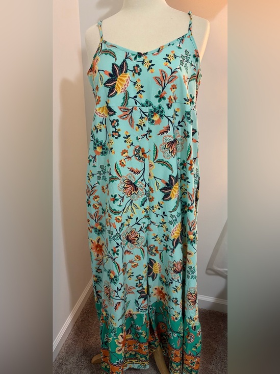 Emery Rose Pants - Emery Rose Floral Jumpsuit with Ruffled Legs